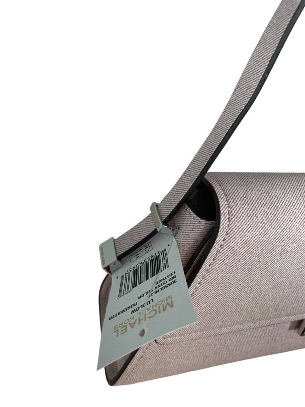 NWT Michael Kors Ludlow Medium Leather Shoulder Bag - Rosewater - Picture 3 of 10